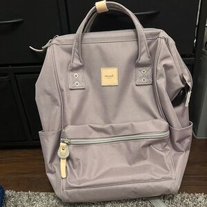 Lavender Casual Backpack Tote - Women's Convertible Bag